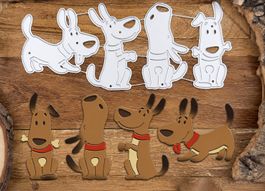 Neues Set Stanzschablonen Hunde