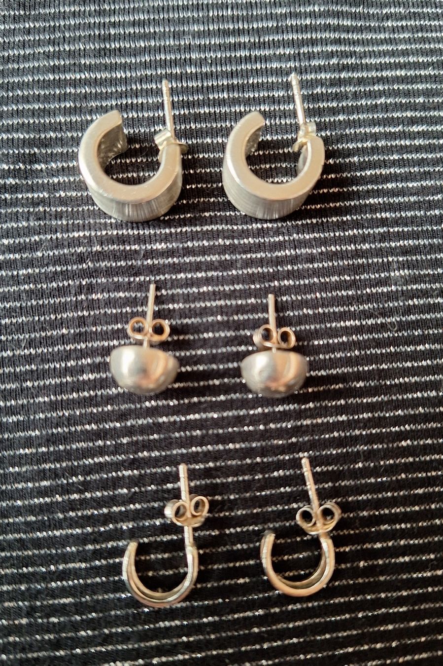 Altri gioielli: 3 Paar Silber Ohrringe/Ohrstecker – Usato da Dörflingen venduto da Crazyachmed