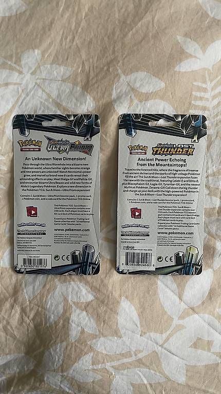 Pokémon Carte collezionabili: Pokemon Ultra Prism Lost Thunder Blister – Usato da Oetwil am See venduto da Push_Pull_Leg 1