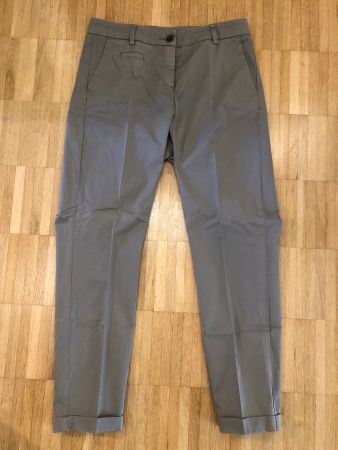 Cambio Stella Stoffhose Gr 38 beige-grau