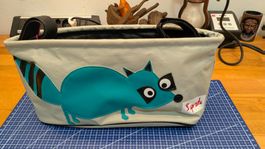 3 Sprouts Kinderwagen-Organizer Waschbär – gebraucht