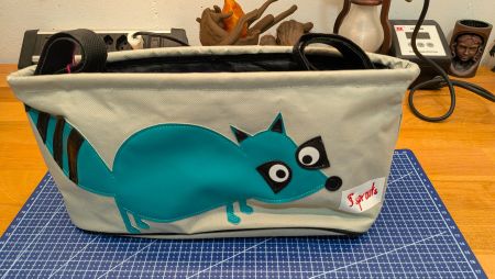 3 Sprouts Kinderwagen-Organizer Waschbär – gebraucht