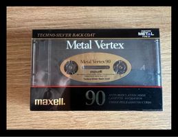 Maxell Metal Vertex 90 Neu Kassette, unbespielt, Top Zustand