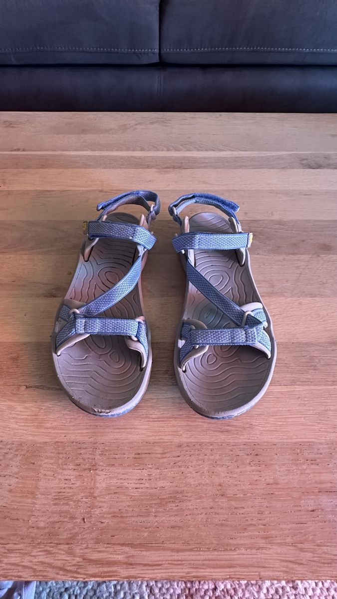 Jack Wolfskin Damenschuhe: Jack Wolfskin Trekkingsandalen Gr. 38 Blau/Grau – Gebraucht aus Winterthur von whatdreamz
