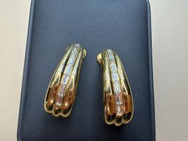 Vintage Ohrringe Clips Luxus Modeschmuck 