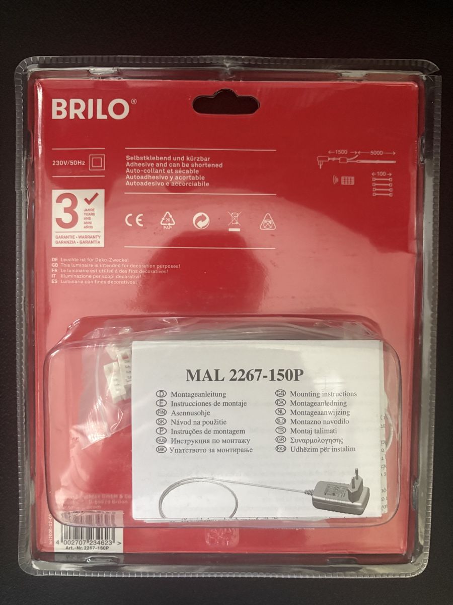 Ghirlande e barre luminose: Brilo RGB LED Stripe 5m, neu & OVP – Nuovo e nell'imballaggio originale da Kreuzlingen venduto da HappyFlamingo 1