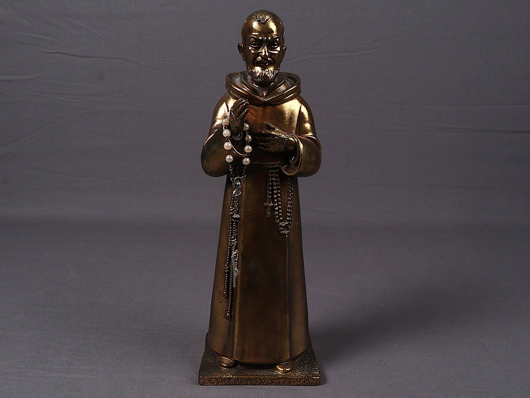 Skulpturen & Statuen: Statue Pater Pio – Gebraucht aus Steinen von Restwert_Steinen