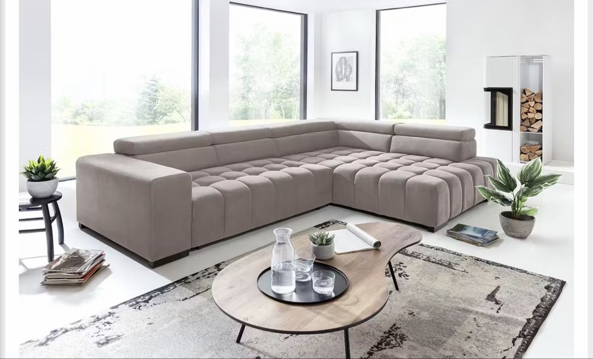 Divani: Grosses Ecksofa Masaya Loftscape Microfaser Enza Cappuccino – Nuovo (secondo la descrizione) da Aesch BL venduto da tka_gvy5 2