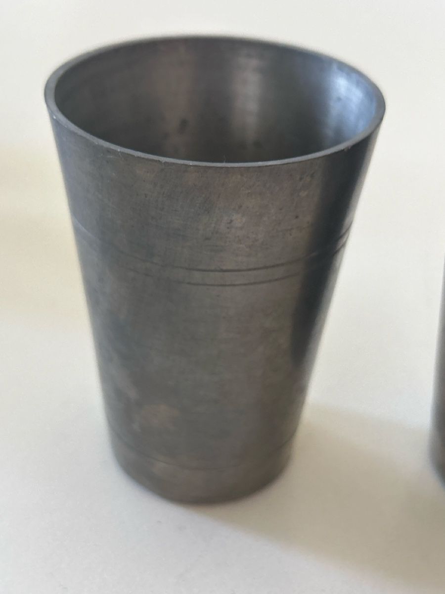 Behälter & Ähnliches: 2 Zinn-Becher – Gebraucht aus Reinach BL von FamElla 1