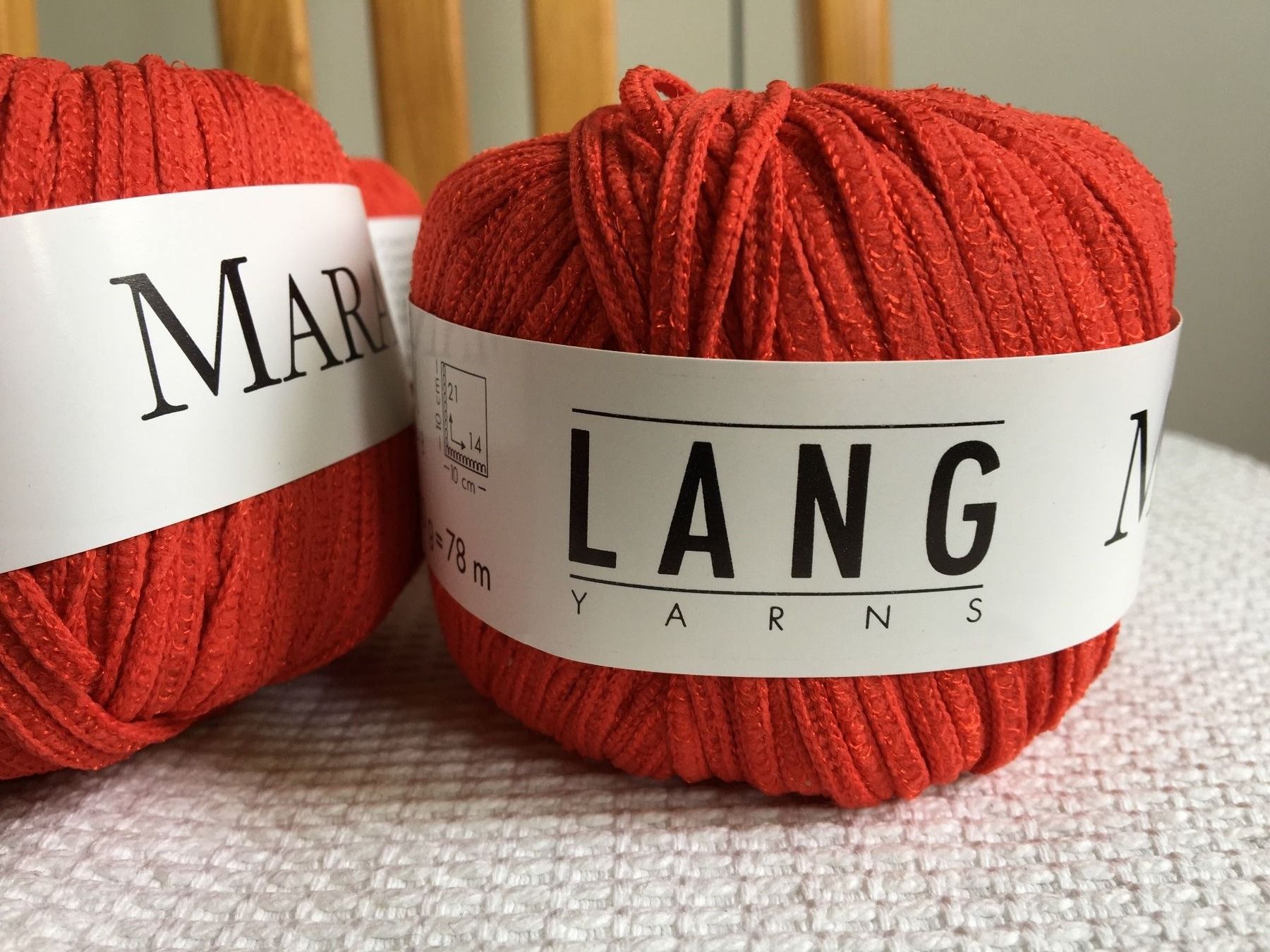 Lang Yarns Lana: Lang Yarns - Bändchengarn Mara, 6 Stück – Nuovo e nell'imballaggio originale da Meisterschwanden venduto da Lapins2019 1