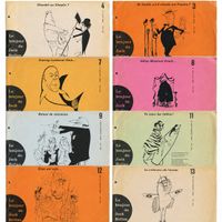 Lot de 8 disques « Le Bonjour de Jack Rollan» 1959/1960