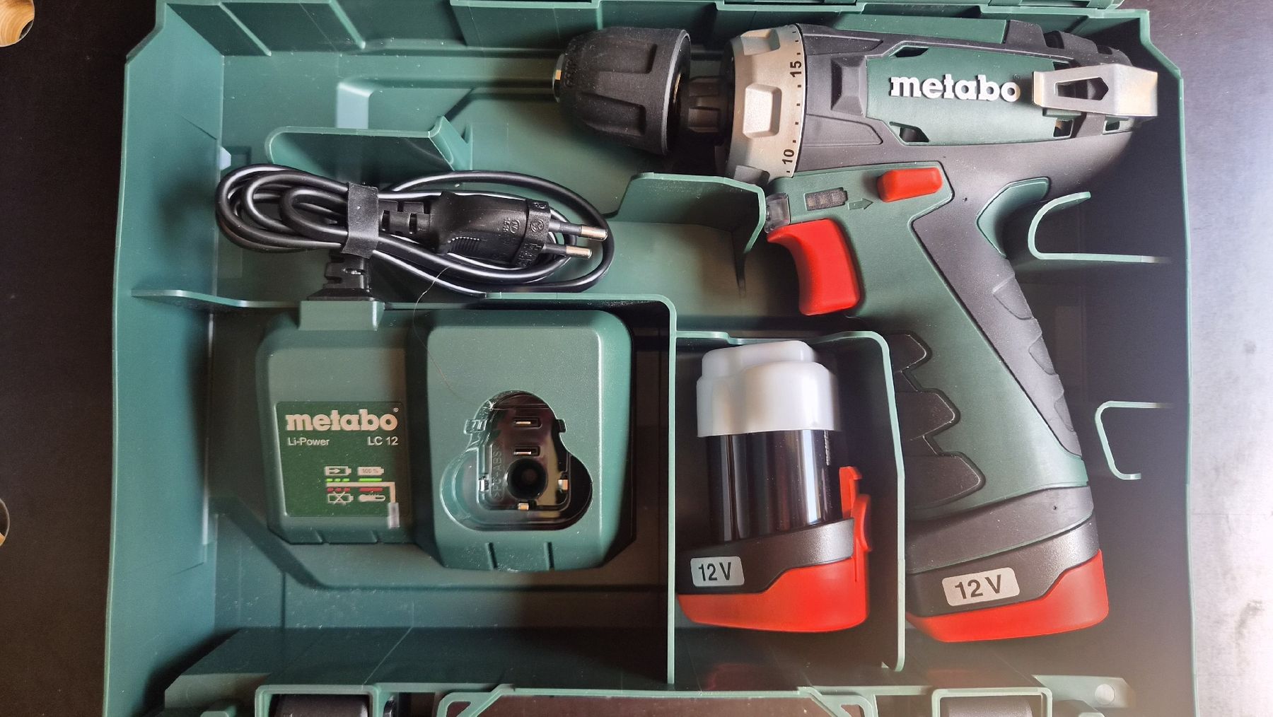 Alle Maschinen: Metabo PowerMaxx BS Basic Akkuschrauber + LC 12V – Neu und originalverpackt aus Wassen UR von Reto_kieliger