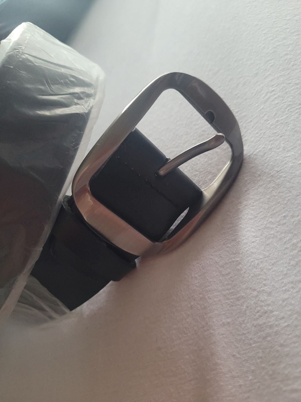 Cinture: Schwarzer Ledergürtel, Gr. 100, neu – Nuovo e nell'imballaggio originale da Bassersdorf venduto da K1966 1