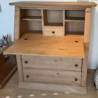 Massivholz Sekretär Kommode Schreibtisch Sideboard