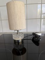 Tischlampe Lampe Glasfuess Tischleuchte Top Zustand!