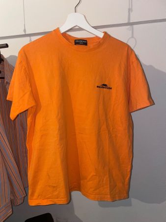 Balenciaga Short Sleeve Shirt Orange
