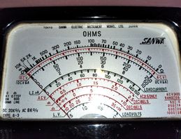 SANWA - Vintage Multimeter-Messgerät 300-BTR - Funktioniert!