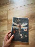 Notizbuch Libelle mit Blumen Motiv Neu