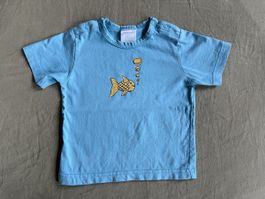 T-Shirt mit Fisch-Motiv, Grösse 74