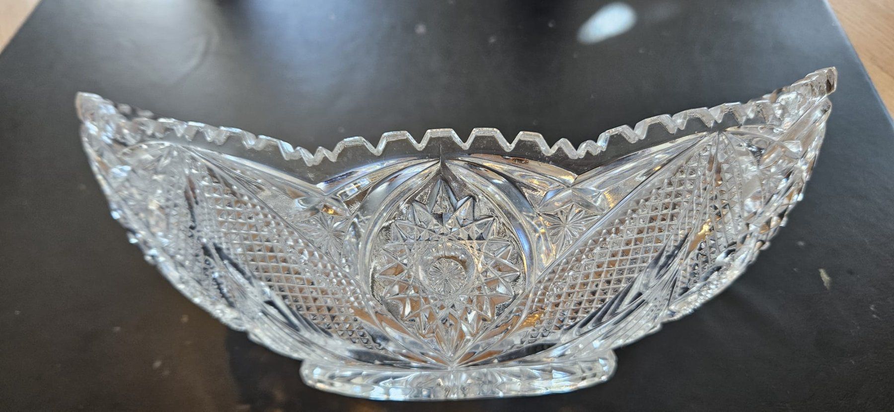 Ciotole: Kristall Glasschale oval – Usato da Volketswil venduto da Corvette06 1