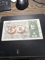 50 franken Note top zustand von 1972