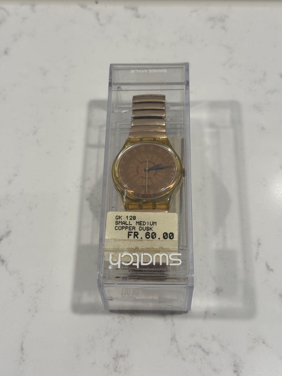 Swatch Uhren: Vintage Swatch GK128 Copper Dusk, 1992 – Gebraucht aus Zürich von RicardoExplorer 1