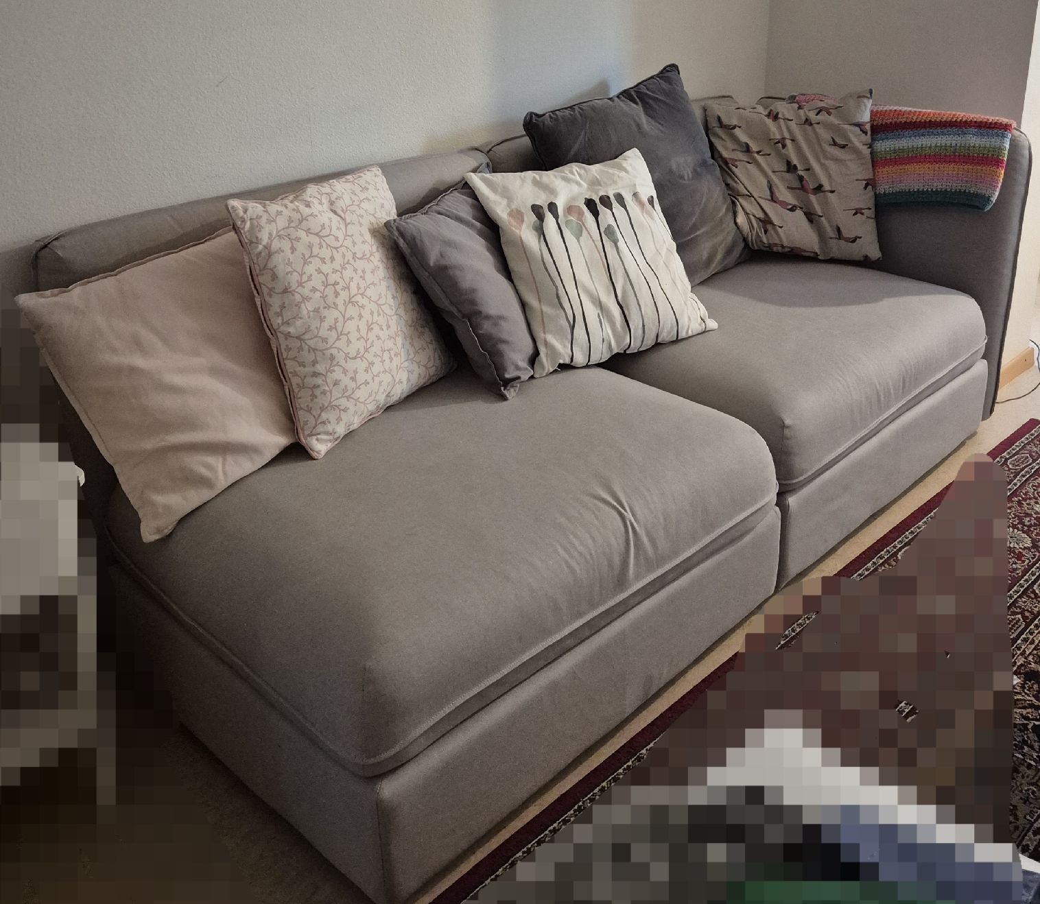 Ikea Divani: IKEA VALLENTUNA Sofa Canapé hellgrau – Usato da Zürich venduto da bacarozzo