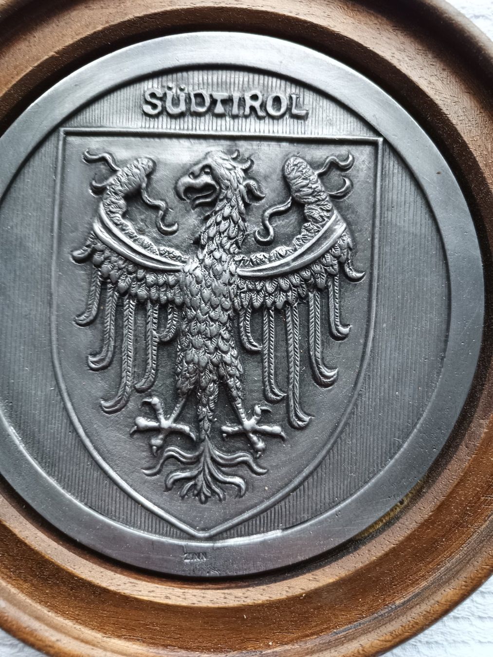Piatti: Wandteller Zinn Südtirol – Usato da Oberegg venduto da A-Z.Handel.Loehrer 1