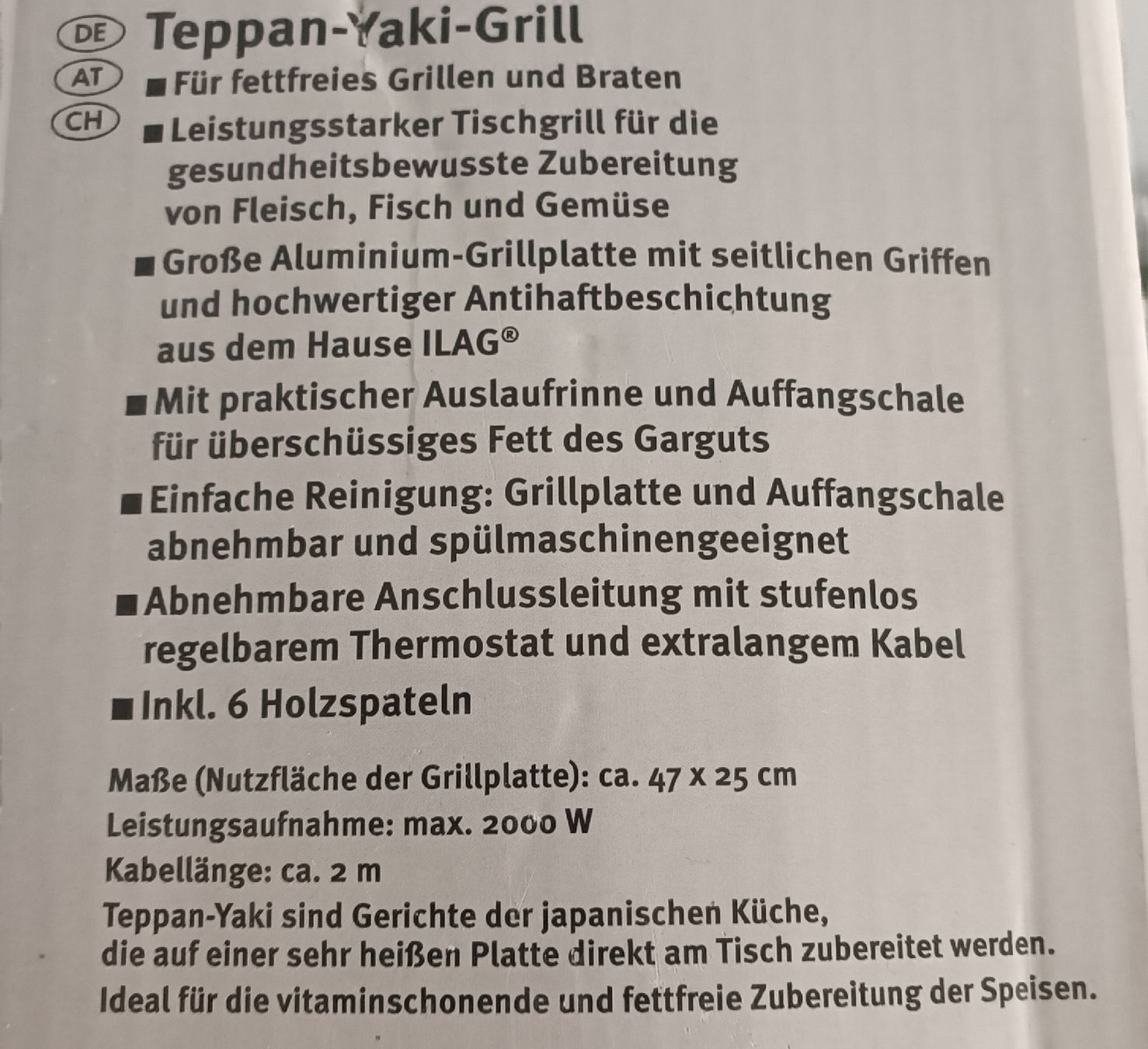 SilverCrest Elettrodomestici da cucina: Teppan-Yaki-Grill – Usato da Chur venduto da cor_5bg9 2