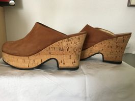 Halbschuhe Gr.39 Leder & echter Kork ,sehr leicht macht groß