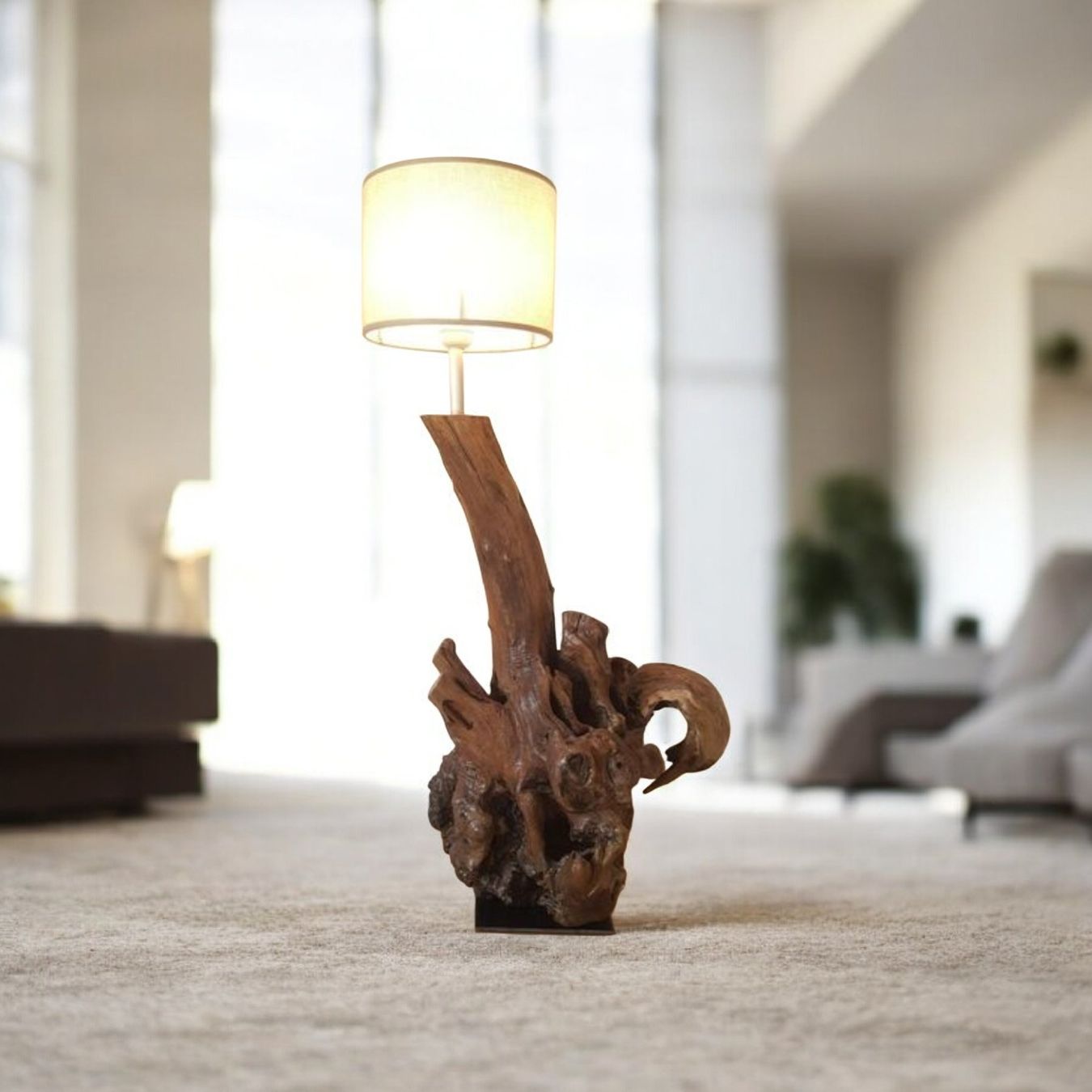 Lampade: Stehlampe Weidenwurzel Lampe – Nuovo e nell'imballaggio originale da Domat-ems venduto da Gr8wood 7