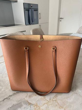 Lauren Ralph Lauren Leder Shopper