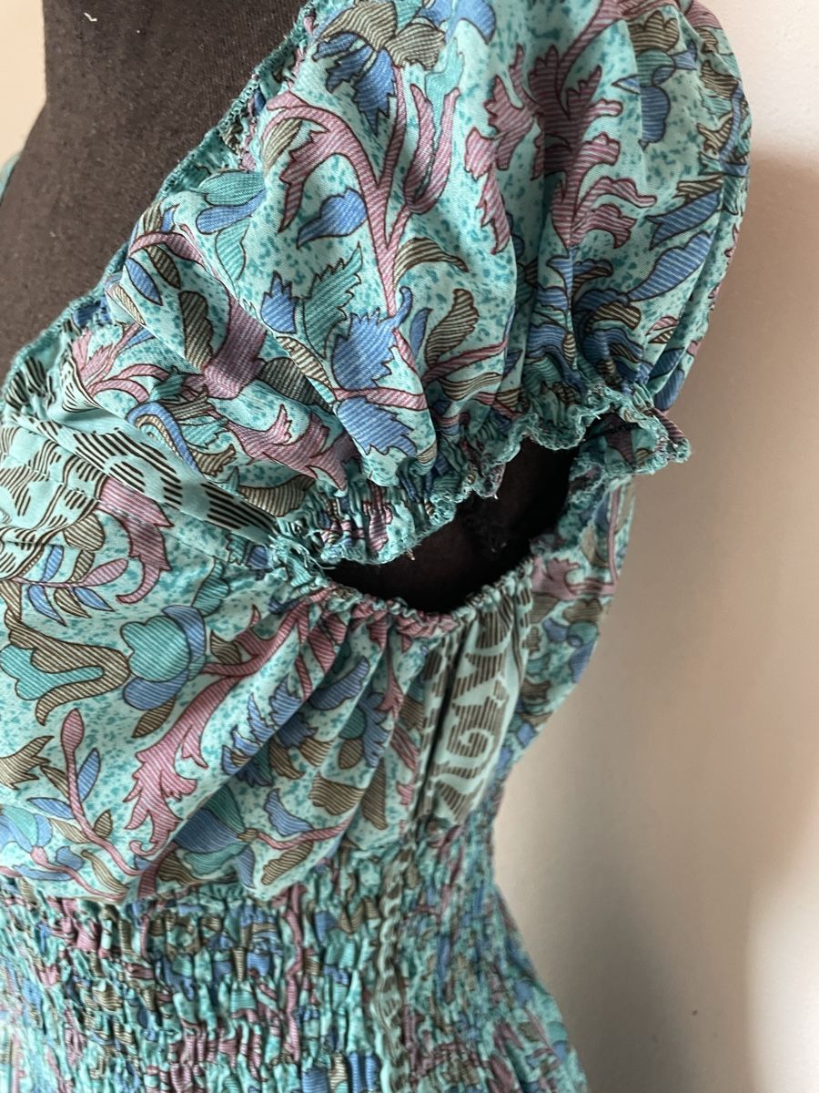Vestiti: Boho Maxi Stufenkleid mit Seide – Nuovo (secondo la descrizione) da Sigriswil venduto da ck56 4