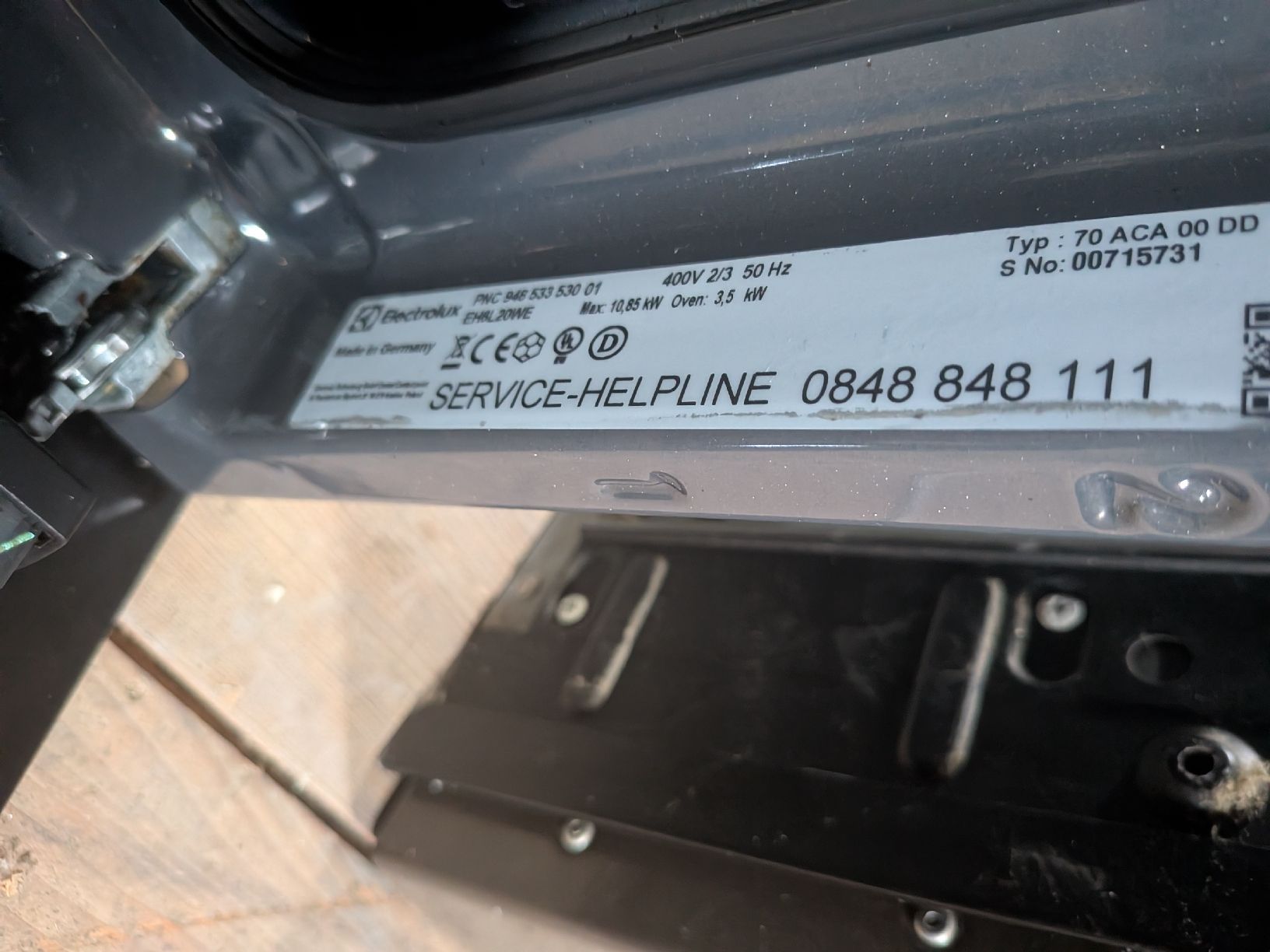 Electrolux Forni: Backofen mit Kochfeld – Usato da Künten venduto da sheila017 2