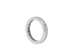 Alliance Ring ca. 0.7ct 18K Weissgold Grösse 52 *S2741