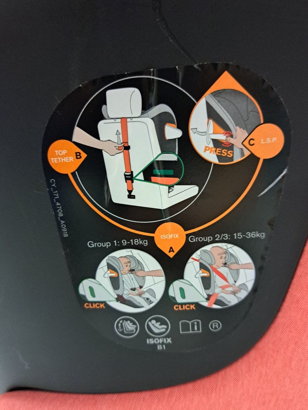 Seggiolini per auto: Autositz 9-36kg GoodBaby Everna-Fix – Usato da Hirzel venduto da larissagschwend 1