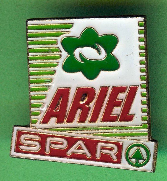 Placchette & Badge: SPAR   ARIEL – Usato da Winterthur venduto da Sammleroase