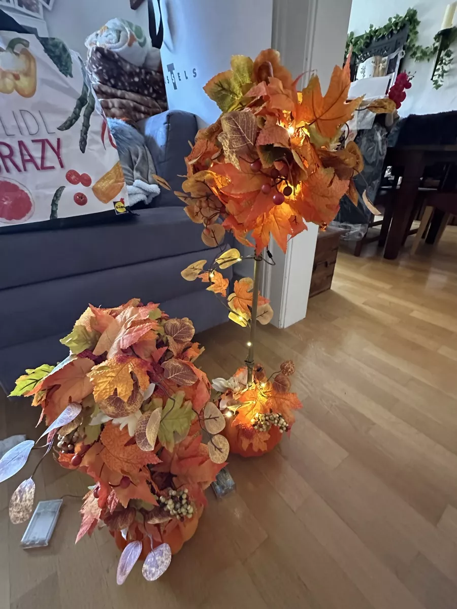 Alle Dekorationen: Herbstdeko Baum beleuchtet 🍁2 ST – Gebraucht aus Bern von Ruhrallee 2