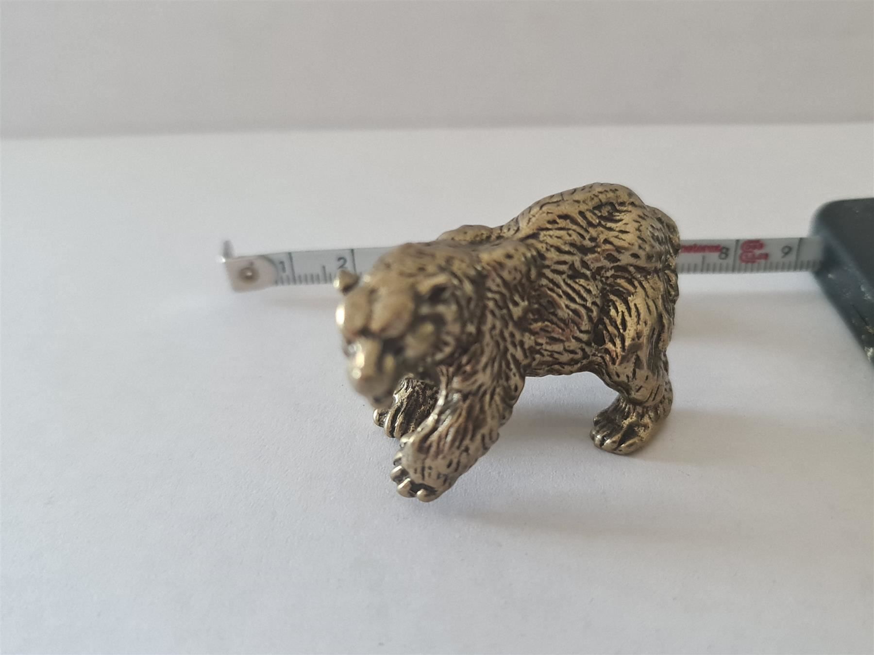 Statuette: Braun Bär Statue aus messing – Nuovo e nell'imballaggio originale da Uerkheim venduto da Kaufoption 4