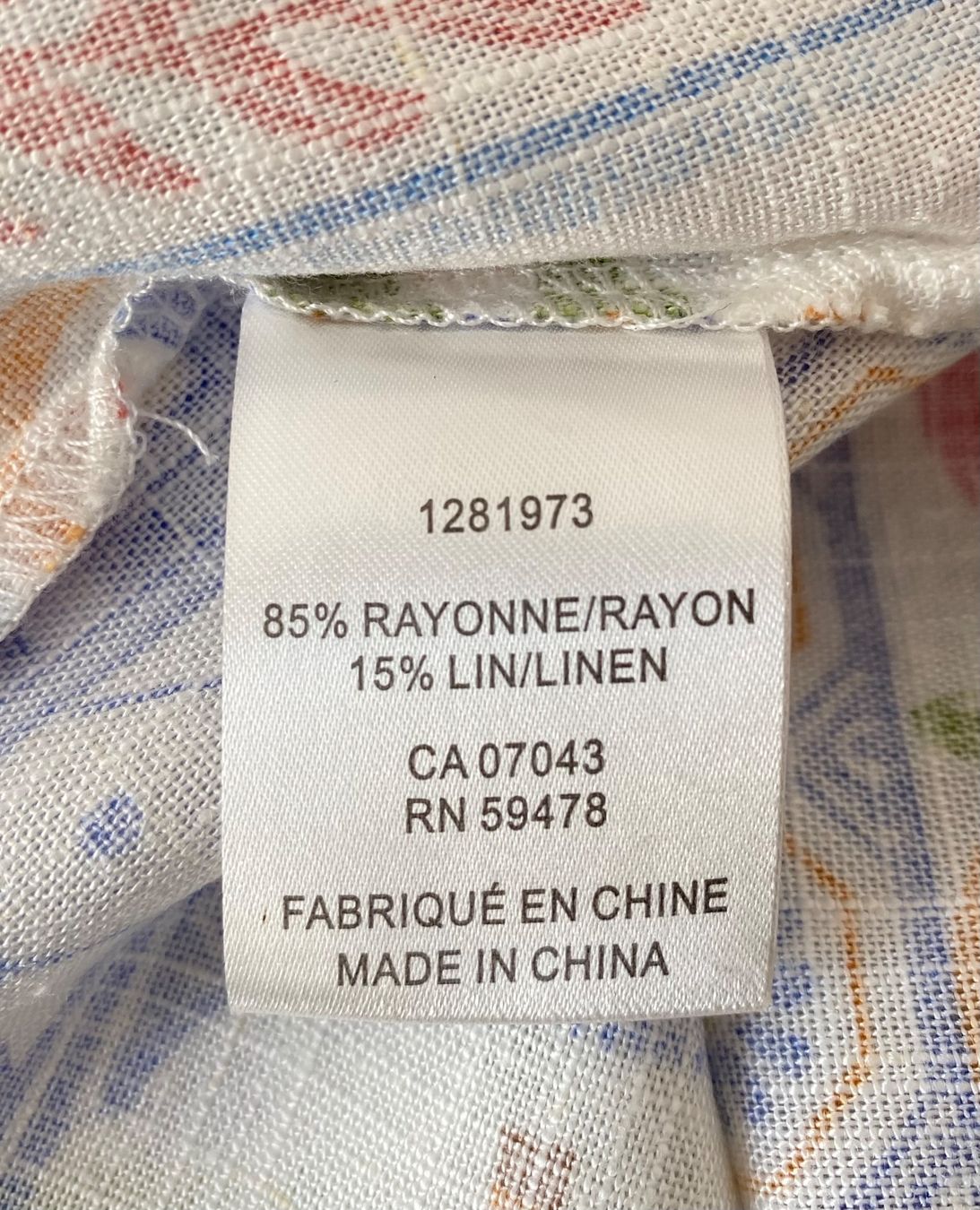 Camicette: Calypso St.Barth Bluse aus Rayon/Leinen Grösse S – Usato da Oberwil BL venduto da Leni-Mischi 4