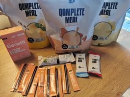 QLF Qomplete Meal Tasty Bars MPS Bar Benefit Drink SET