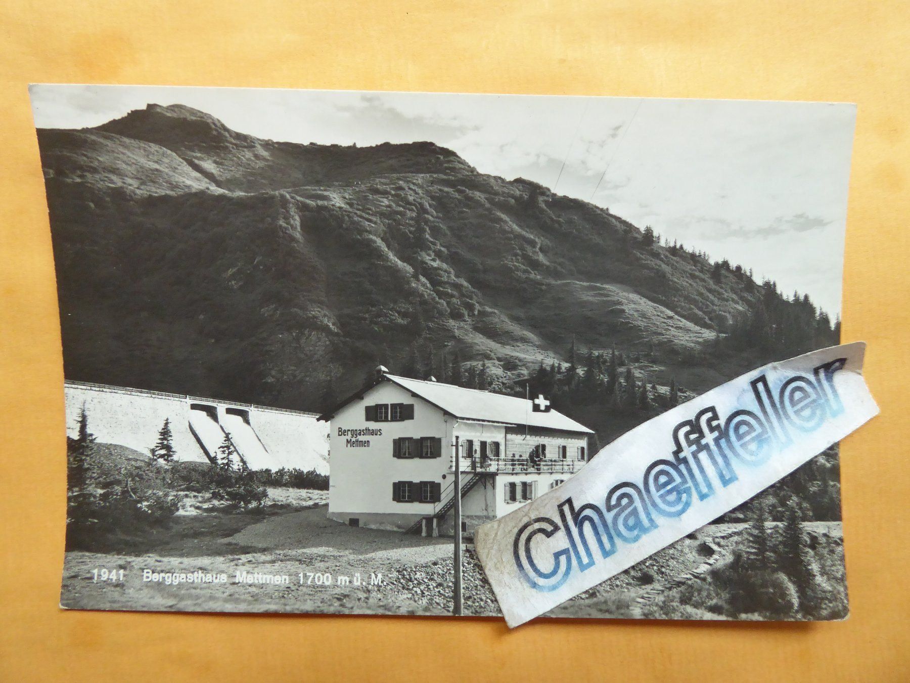 Cartoline postali: 1941 Berggasthaus Mettmen – Usato da Zürich venduto da Chaeffeler