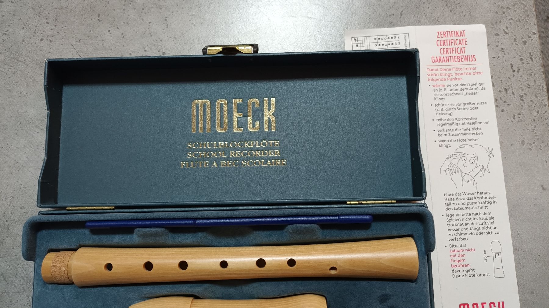 Musikinstrumente: Neue MOECK-Schulblockflöte – Neu (gemäss Beschreibung) aus chur von erika025 2