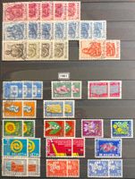 Timbres suisses 1961 Fleurs Cristaux