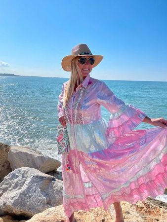 Traumhaftes Maxi Kleid Gr. S-L, time to shine