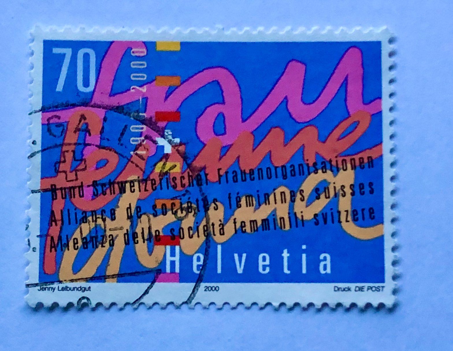 Tutti i francobolli: Nr.997 Bund Schweizerischer Sondermarken GESTEMPELT 2000    – Usato da Aarau venduto da Billa007