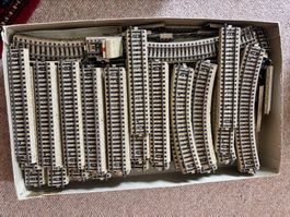 Märklin H0 Gleiskonvolut M-Gleis gebrauchter Zustand