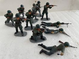 Russische Soldaten WW2 - Vintage Spielzeug