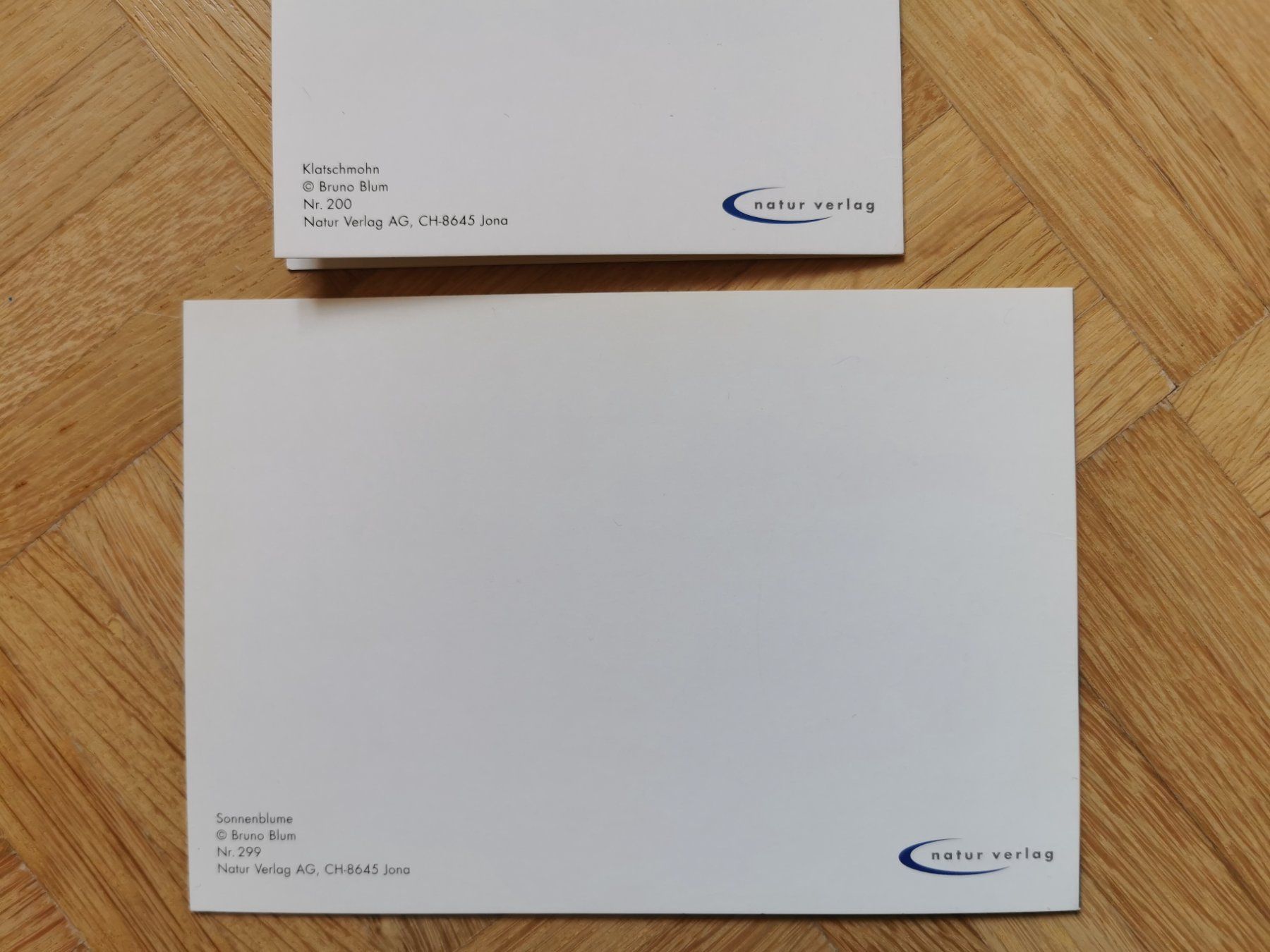 Cartoline: 2 Grusskarten Blumen (neu) – Nuovo (secondo la descrizione) da Stäfa venduto da flamingo_17 2