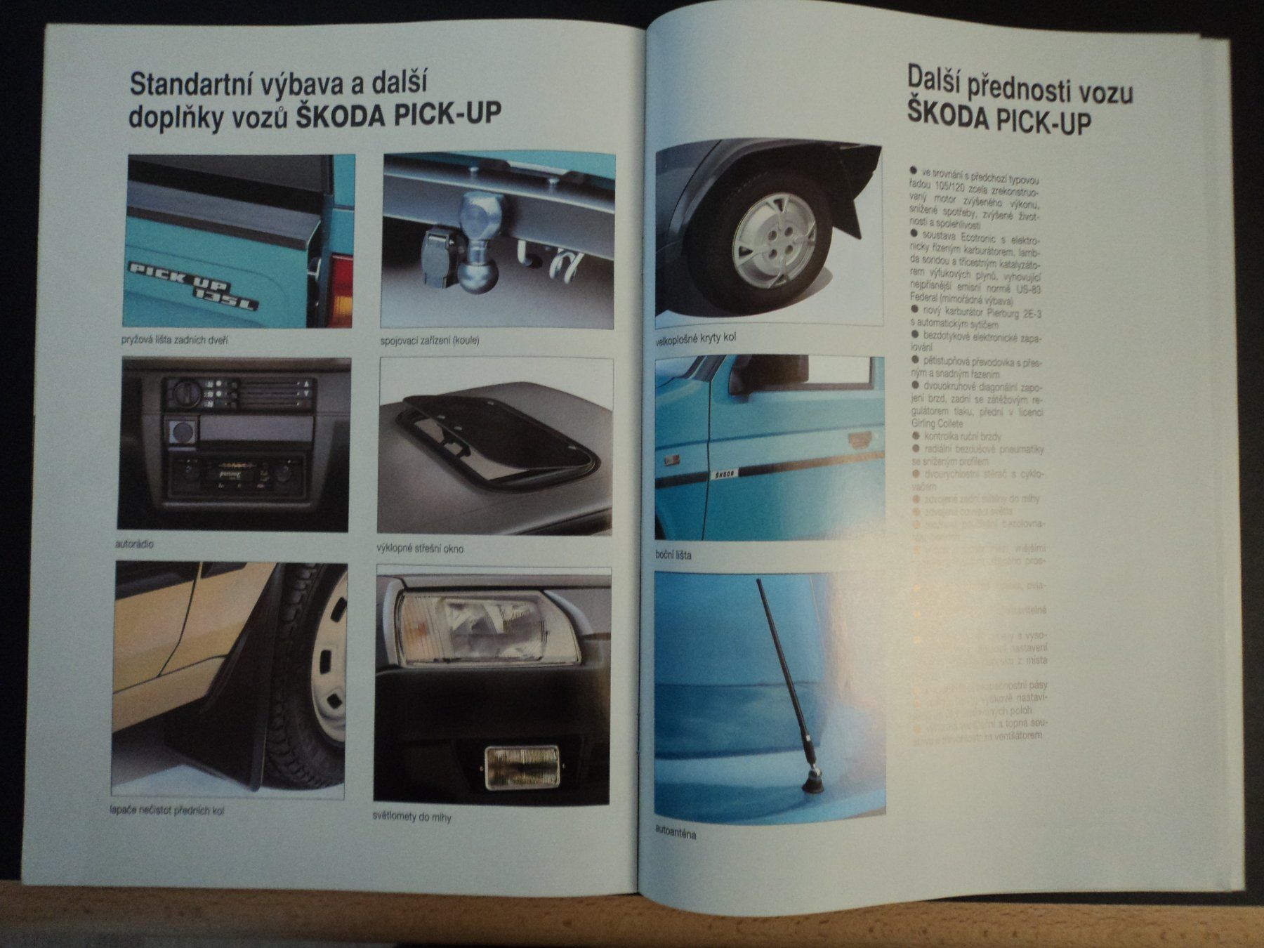 Skoda Documenti: Prospekt Skoda Pick-Up  1990er – Usato da Schwarzenburg venduto da modelCARama 5